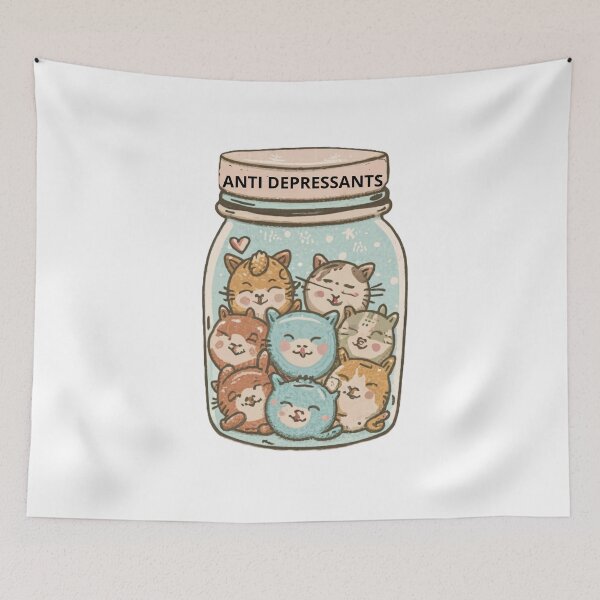 Item preview, Frasco de Felicidade Felina designed and sold by debbiebento.