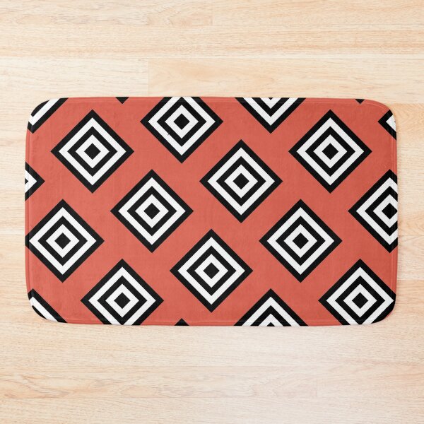 Item preview, The square thing on the orange background pattern designed and sold by Buawalee.