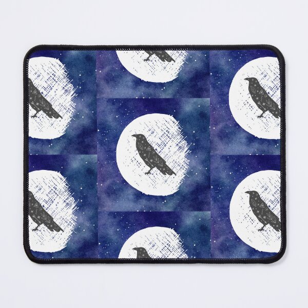 Item preview, Witchy Mystical Crow Raven Moon and Night Sky designed and sold by WildWoodlandWitch.
