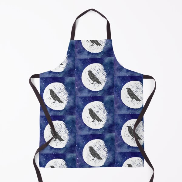 Item preview, Witchy Mystical Crow Raven Moon and Night Sky designed and sold by WildWoodlandWitch.