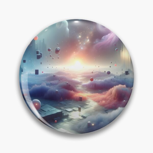 Item preview, Ethereal Dreamscape with Floating Objects designed and sold by koreatvtea.