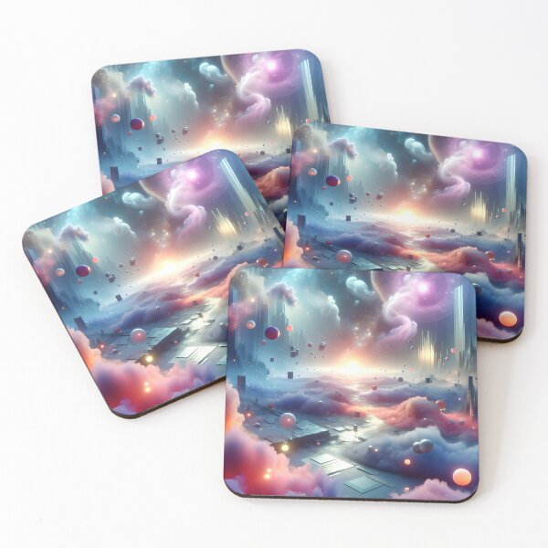 Item preview, Ethereal Dreamscape with Floating Objects designed and sold by koreatvtea.
