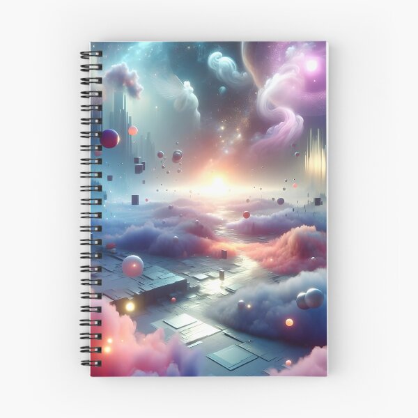 Item preview, Ethereal Dreamscape with Floating Objects designed and sold by koreatvtea.