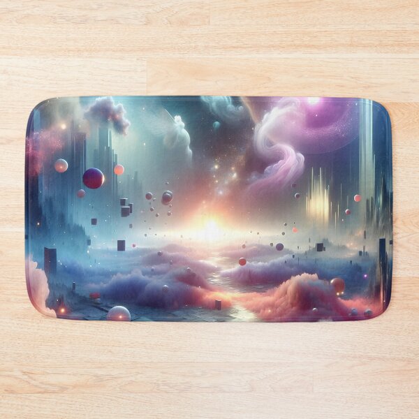 Item preview, Ethereal Dreamscape with Floating Objects designed and sold by koreatvtea.