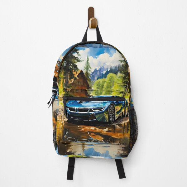Item preview, Watercolor Dream Electric Supercar In Forest designed and sold by RevUpDesign.