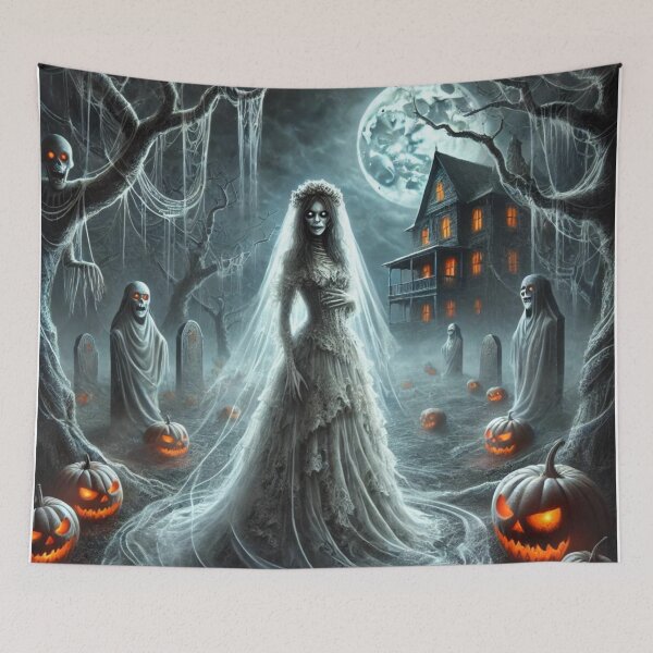 Item preview, The Haunted Bride's Eternal Vigil: A Halloween Nightmare designed and sold by Meta2Physical.