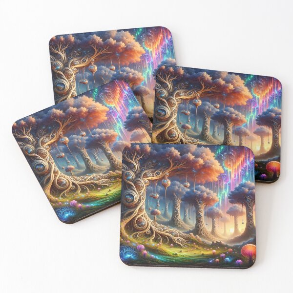 Item preview, Warped Realities in a Fantastical Forest designed and sold by koreatvtea.