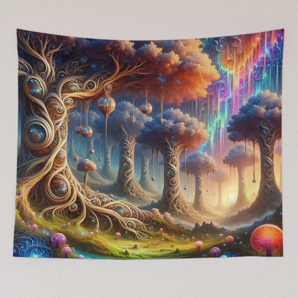 Item preview, Warped Realities in a Fantastical Forest designed and sold by koreatvtea.