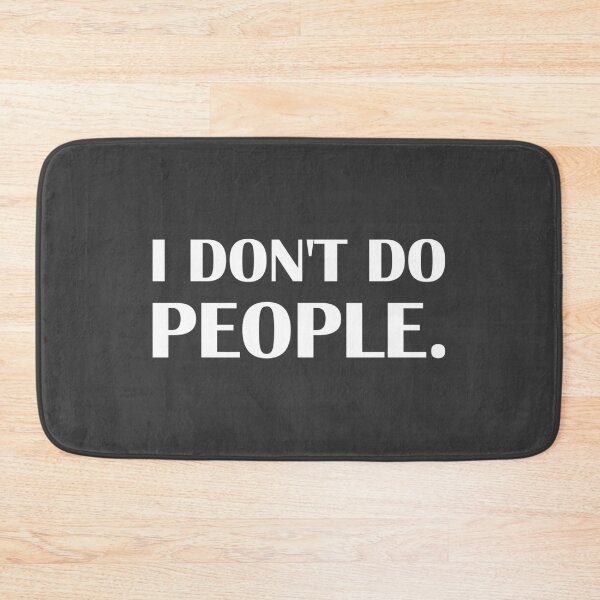 Item preview, I Don't Do People. / Introvert Joke Funny T-Shirt Label designed and sold by introvertvibes.
