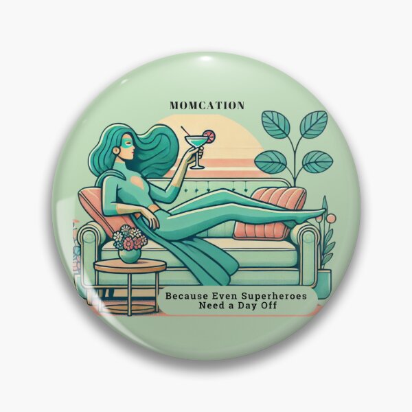 Item preview, Momcation – Because Even Superheroes Need a Day Off designed and sold by Nfcollectives1.