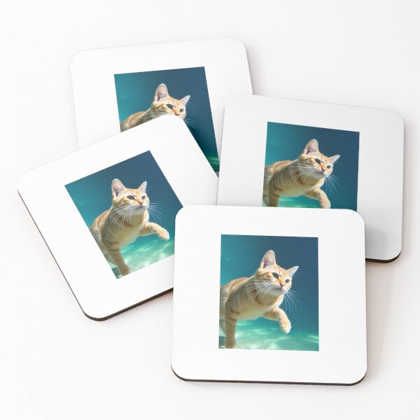 Item preview, Cat Underwater designed and sold by JoyPhotoArt.