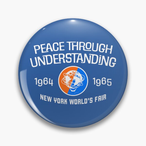Item preview, 1964 1965 New York World's Fair Peace Through Understanding Wordmark designed and sold by deadmansupplyco.