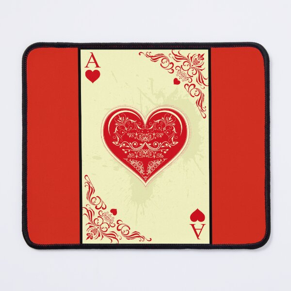 Item preview, Ace of Hearts Lucky Dopamine Playing Card Design designed and sold by DazzledPenguin.