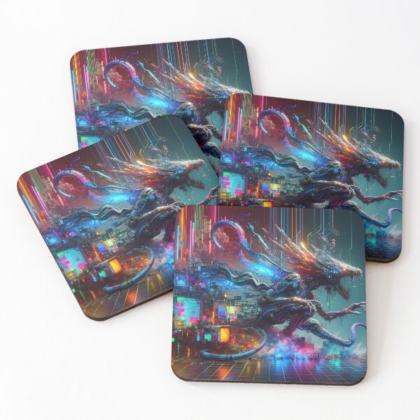 Item preview, Glitching Creature Emerging from TV Screen designed and sold by koreatvtea.