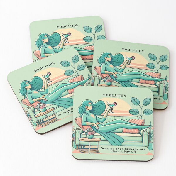 Item preview, Momcation – Because Even Superheroes Need a Day Off designed and sold by Nfcollectives1.