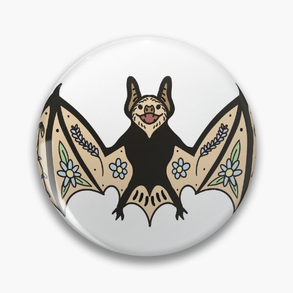 Item preview, Folk Art Bat  designed and sold by sleepyheadedbb.