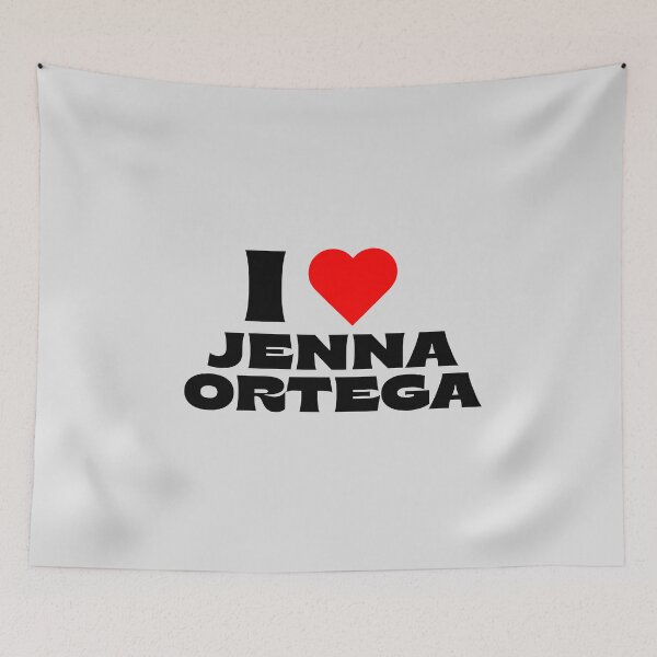 Item preview, I Love Jenna Ortega - Black Fonts designed and sold by Itsheartshop.