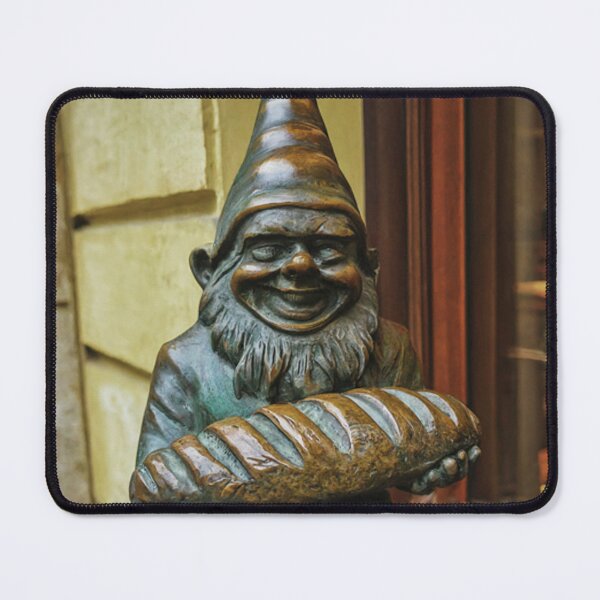Item preview, Thinking of Wroclaw - Gnome Buying Bread designed and sold by Purrfecta.
