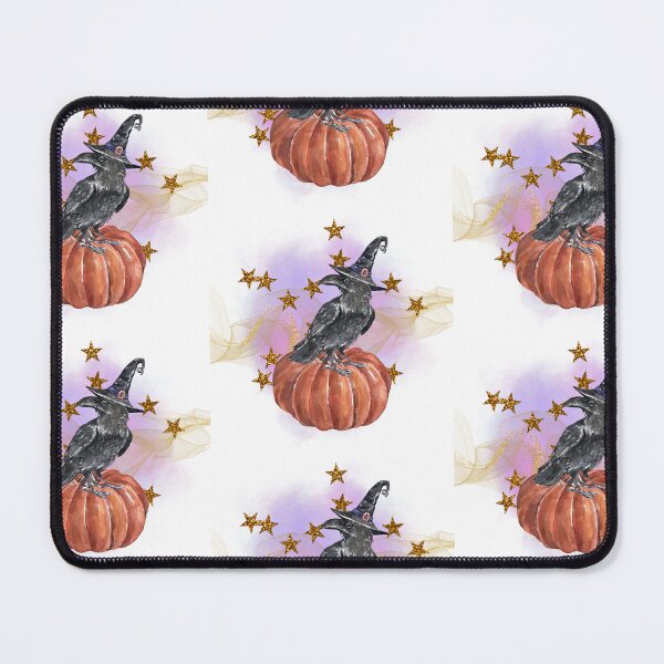 Item preview, Witchy Mystical Pumpkin and Crow Raven Autumn Fall designed and sold by WildWoodlandWitch.