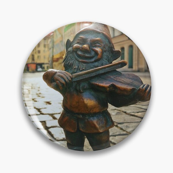 Item preview, Thinking of Wroclaw - Gnome Playing Violin designed and sold by Purrfecta.