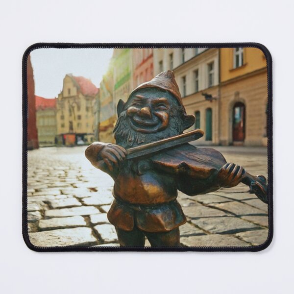 Item preview, Thinking of Wroclaw - Gnome Playing Violin designed and sold by Purrfecta.
