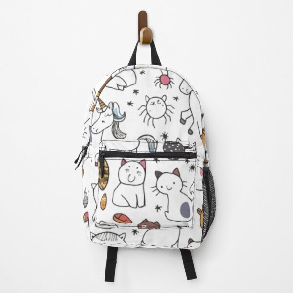 Item preview, A colorful and delightful illustration of many different unicorns cats and spider designs designed and sold by 123ks.