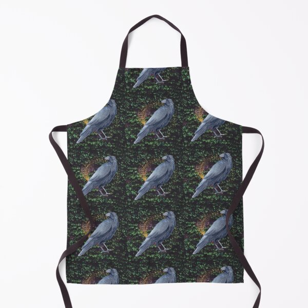 Item preview, Witchy Mystical Crow Raven and Ivy Brick Wall designed and sold by WildWoodlandWitch.