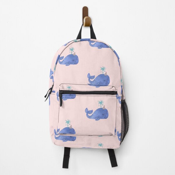 Item preview, Cute kawaii smiling ocean whale designed and sold by The Art Vibe.