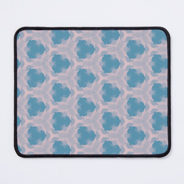 Item preview, Cookie Abstract Flowers in Muted Teal designed and sold by potatobugdiy.