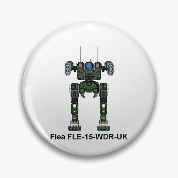 Item preview, Flea FLE-15-WDR-UK - Inner Sphere BattleMech designed and sold by DagleysDesigns.