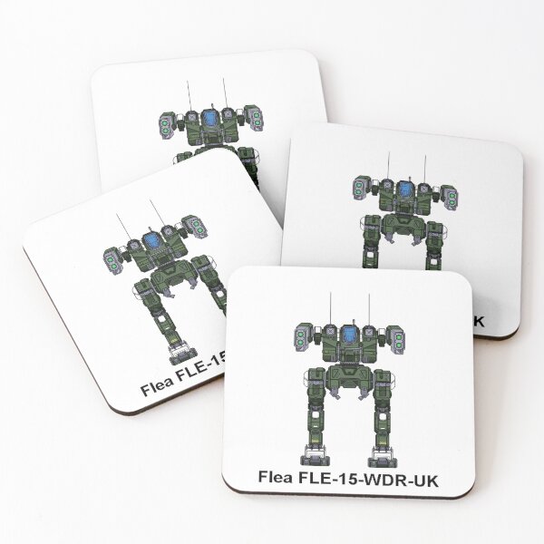 Item preview, Flea FLE-15-WDR-UK - Inner Sphere BattleMech designed and sold by DagleysDesigns.