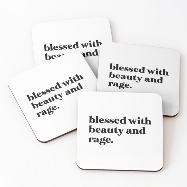 Item preview, Blessed with beauty and rage designed and sold by weirdly weird.