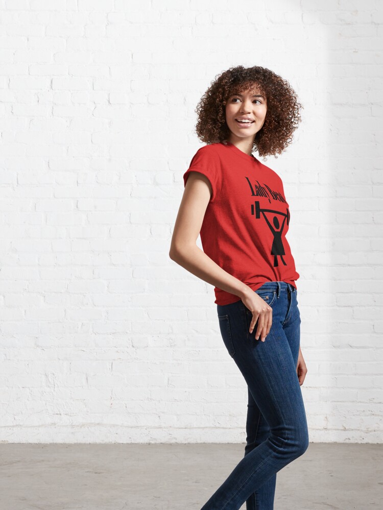 Alternate view of Lady beast, a strong powerful woman that lifts heavy Classic T-Shirt