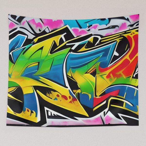Item preview, Vibrant Graffiti Art for Modern Decor | 292 designed and sold by City Graffix Design Co..