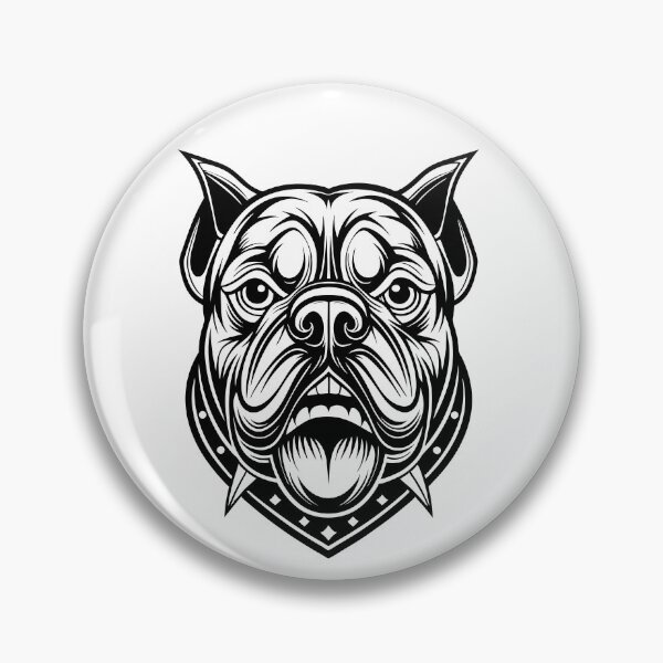 Item preview, Bold Powerful Dog Illustration Fierce Graphic Design Artwork Style designed and sold by Rostislav Bouda.