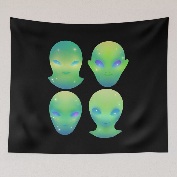 Item preview, Cute Alien Head pattern designed and sold by Whisky1111.
