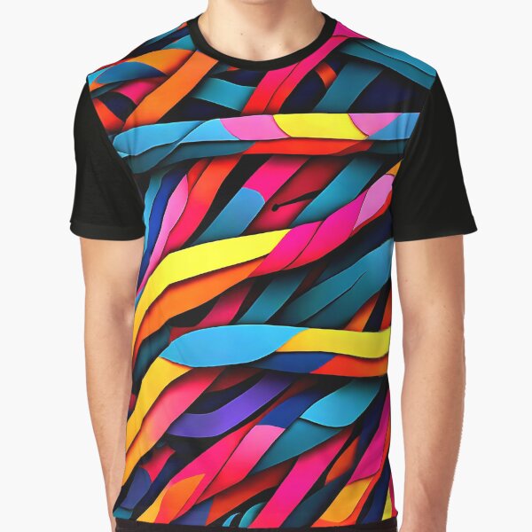 Item preview, Bright, colorful ropes intertwined in geometric patterns for a bold design designed and sold by Tchoice.