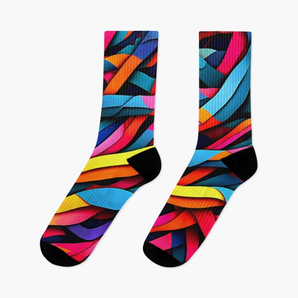 Item preview, Bright, colorful ropes intertwined in geometric patterns for a bold design designed and sold by Tchoice.