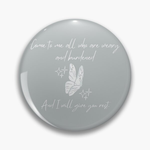 Item preview, Matthew 11:28 (Gray) designed and sold by kvanloh.