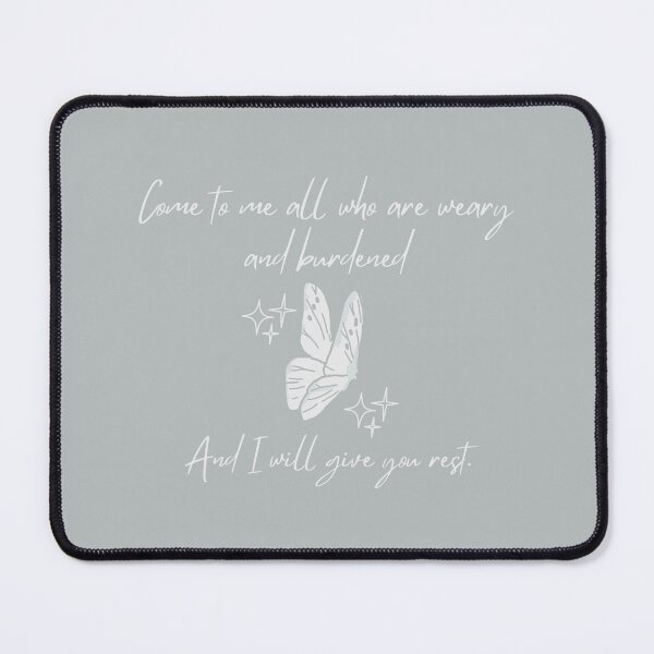 Item preview, Matthew 11:28 (Gray) designed and sold by kvanloh.