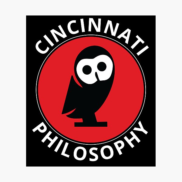 Philosophy Owl Photographic Print