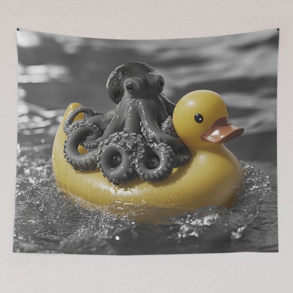 Item preview, Octopus on Rubber Duck designed and sold by Brendon987.