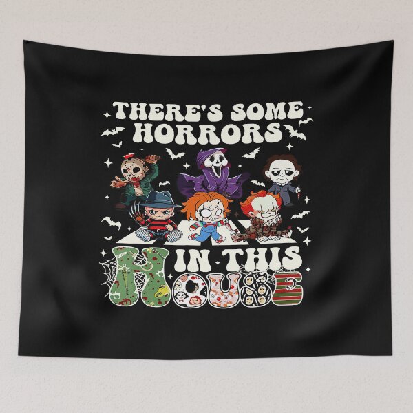 Item preview, Funny Horror Characters There's Some Horrors In This House  designed and sold by SavannalCronam.