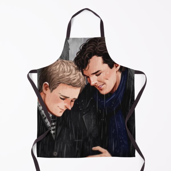 Item preview, Johnlock in the Rain Oil Pastels designed and sold by orionlodubyal.