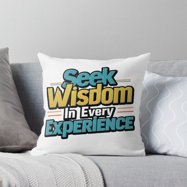 Item preview, Seek wisdom in every experience T-Shirt Art Print designed and sold by iwcus.