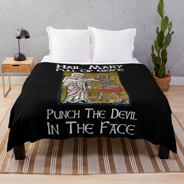 Item preview, Hail Mary, Full of Grace. Punch the Devil in the Face! designed and sold by Cat Lady Designs.