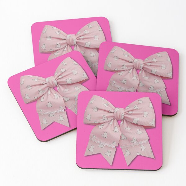 Item preview, Pink Ghost Bow Coquette Halloween Cute Funny Gifts designed and sold by SophiaKoorArt.
