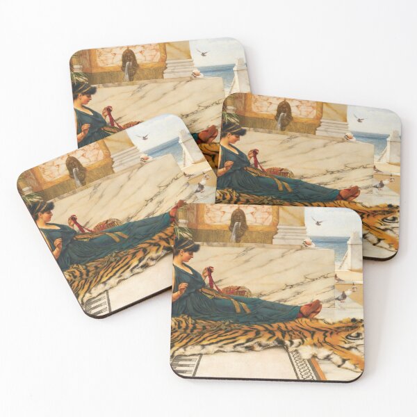 Item preview, The Tigerskin (Sewing Girl) by John William Godward designed and sold by InnerCitadel.