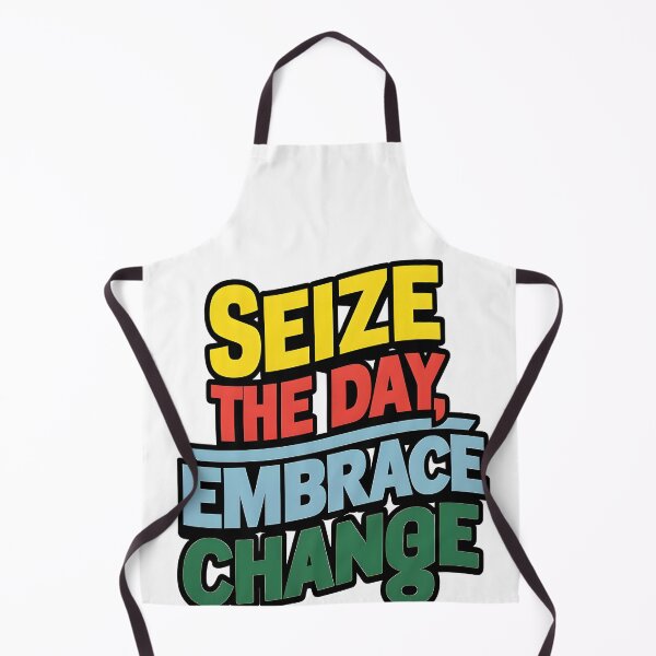 Item preview, Seize the day embrace change T-Shirt Art Print designed and sold by iwcus.