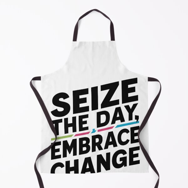 Item preview, Seize the day embrace change T-Shirt Art Print designed and sold by iwcus.